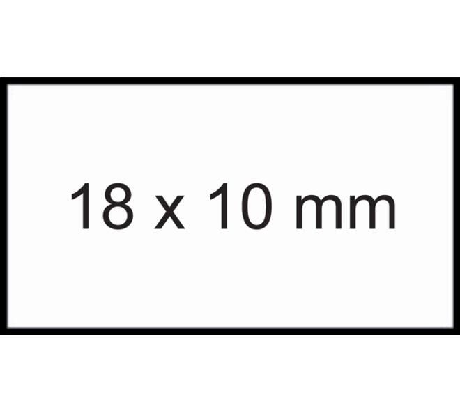 Prijsetiket 10x18mm Sato PB1 afneembaar wit
