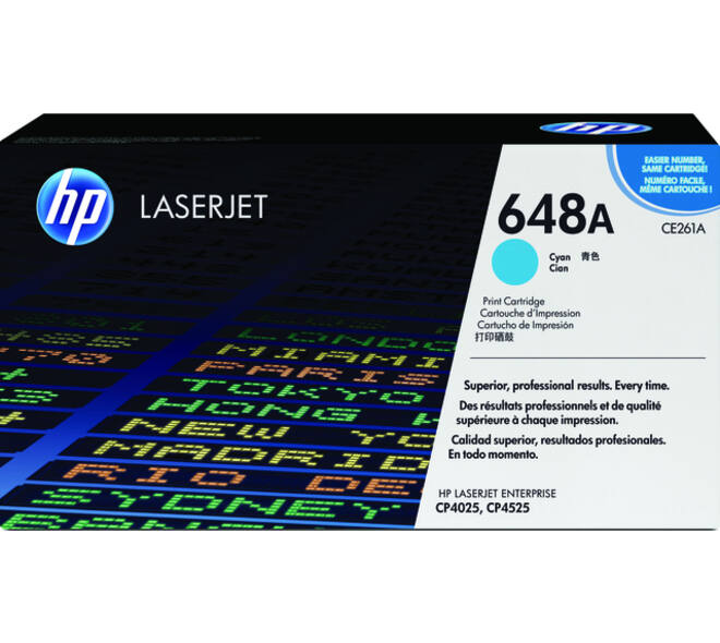 Tonercartridge HP CE261A 648A blauw