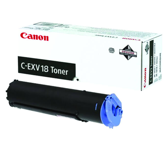 Tonercartridge Canon C-EXV 18 zwart