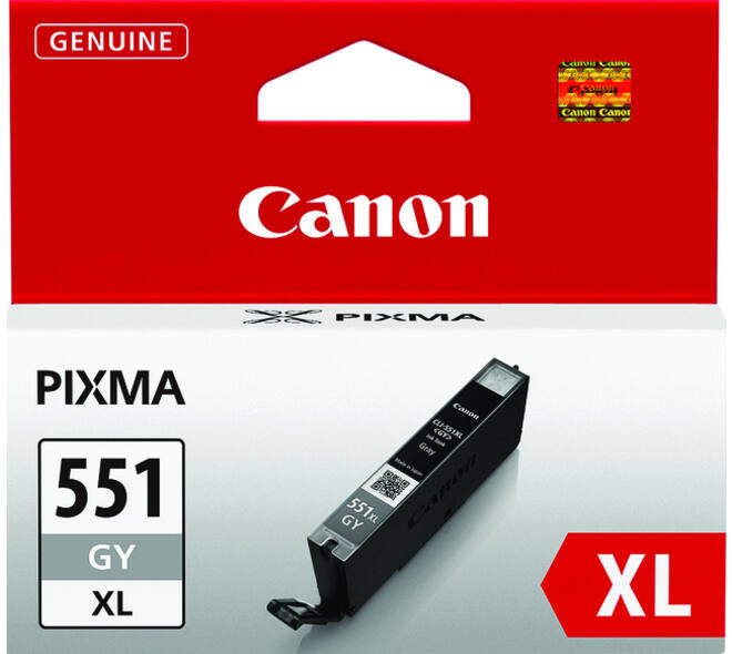 Inktcartridge Canon CLI-551XL grijs