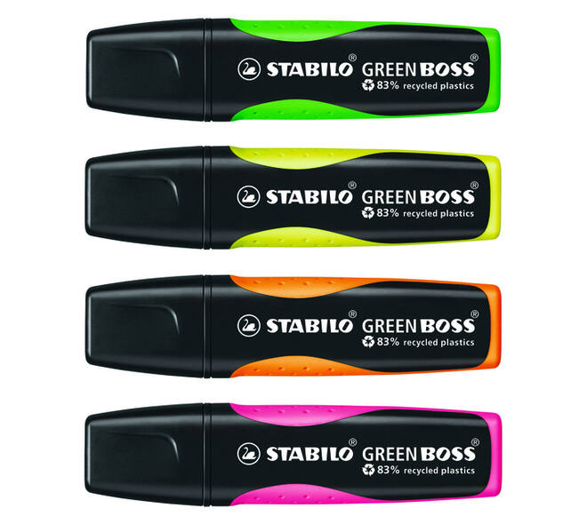 Markeerstift STABILO GREEN BOSS 6070/33 groen