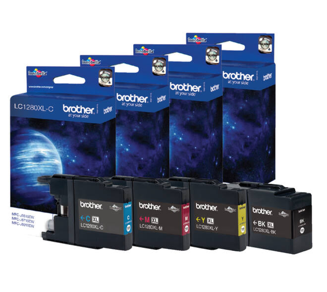 Inktcartridge Brother LC-1280XLC blauw