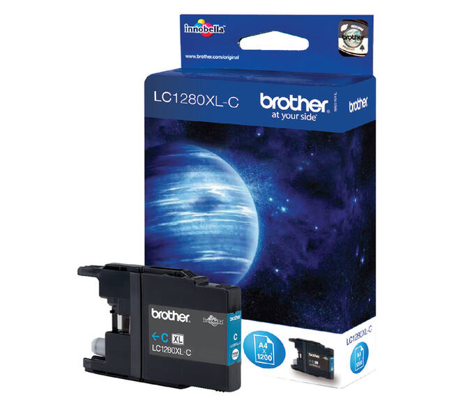 Inktcartridge Brother LC-1280XLC blauw