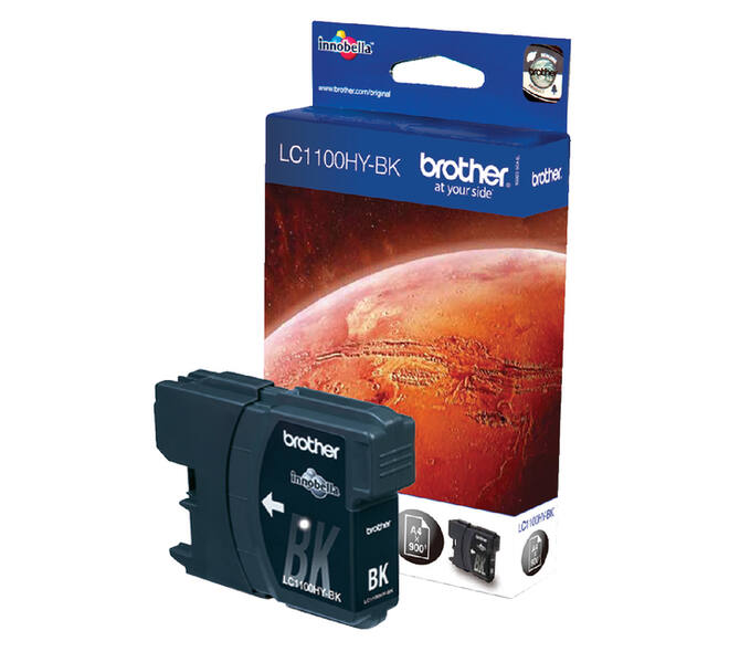 Inktcartridge Brother LC-1100HYBK zwart