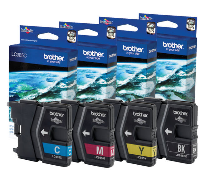 Inktcartridge Brother LC-985M rood