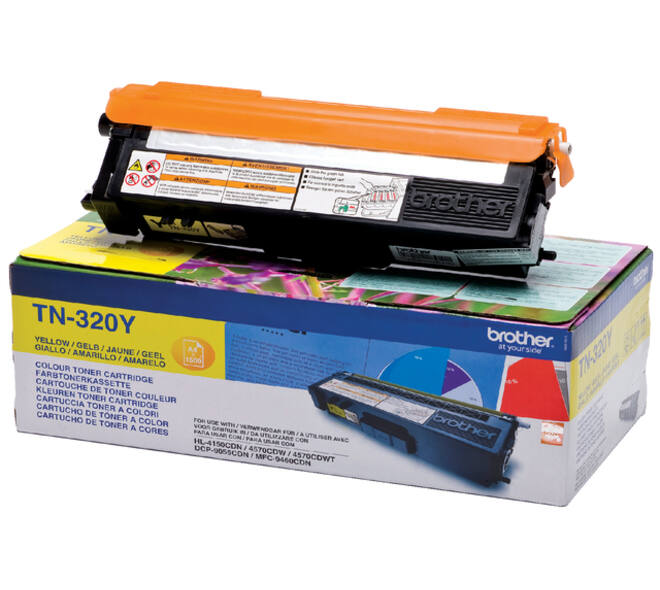 Toner Brother TN-320Y geel