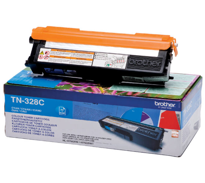 Toner Brother TN-328C blauw