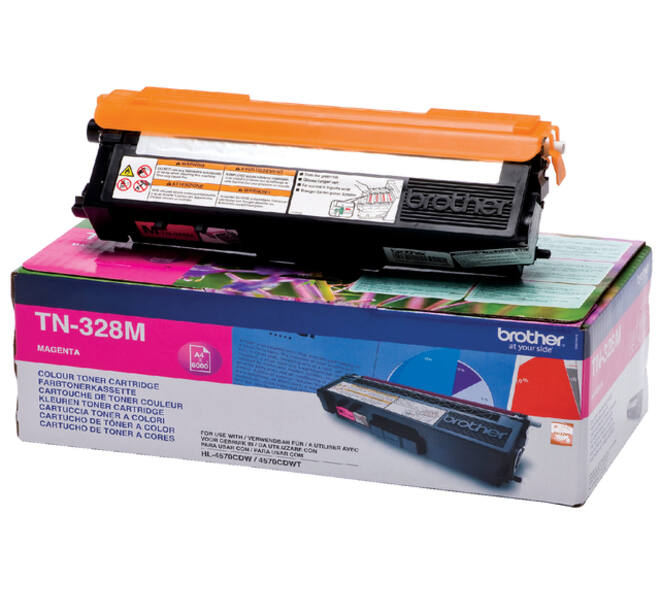 Toner Brother TN-328M rood