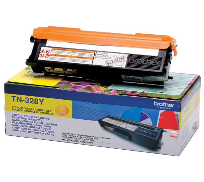 Toner Brother TN-328Y geel