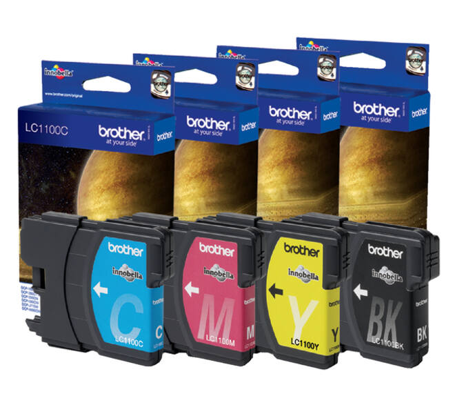 Inktcartridge Brother LC-1100C blauw
