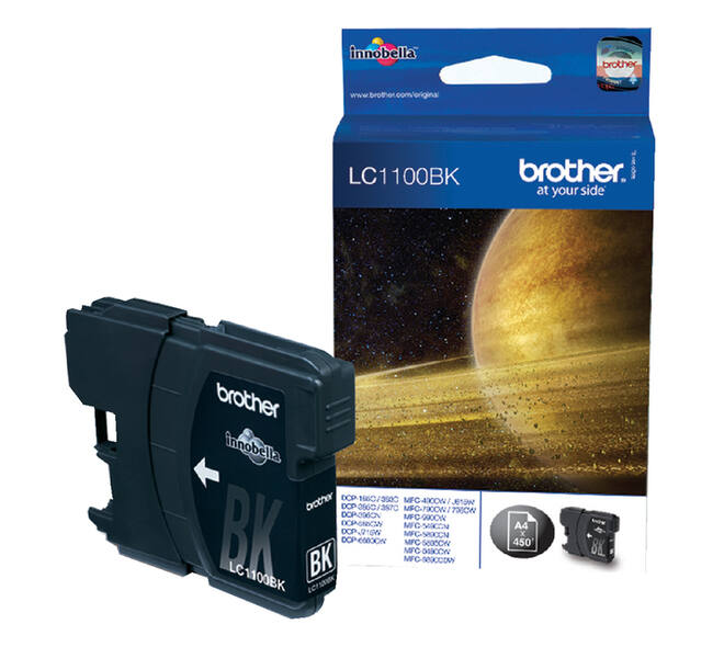 Inktcartridge Brother LC-1100BK zwart