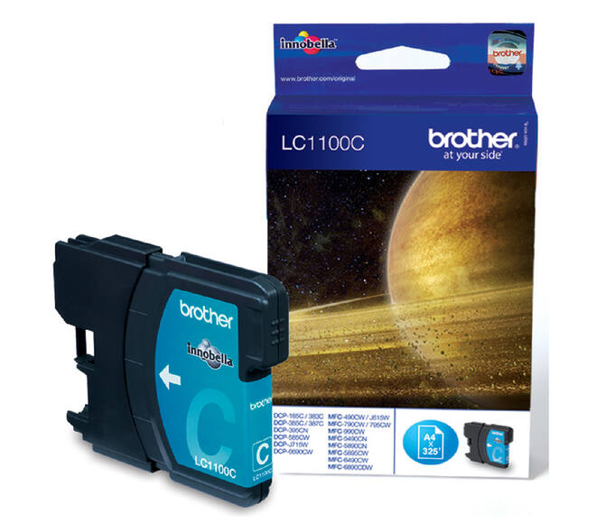 Inktcartridge Brother LC-1100C blauw