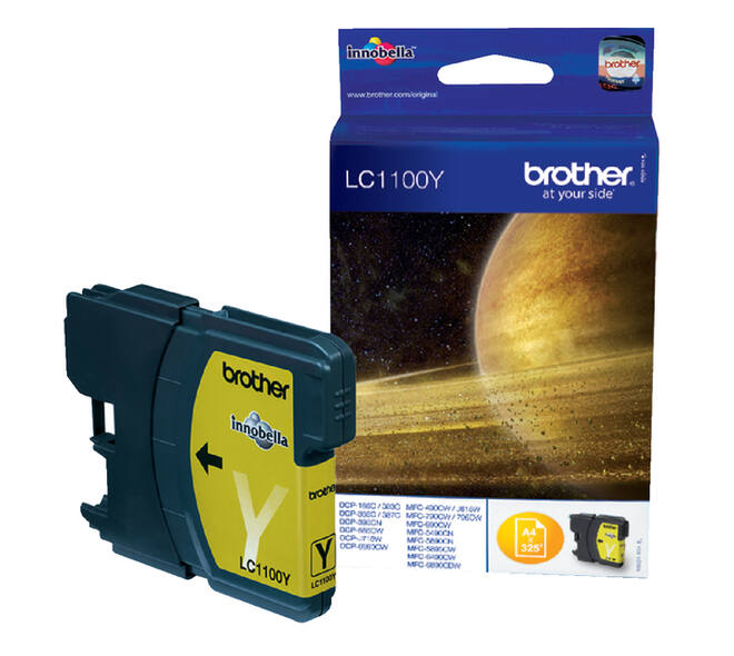 Inktcartridge Brother LC-1100Y geel