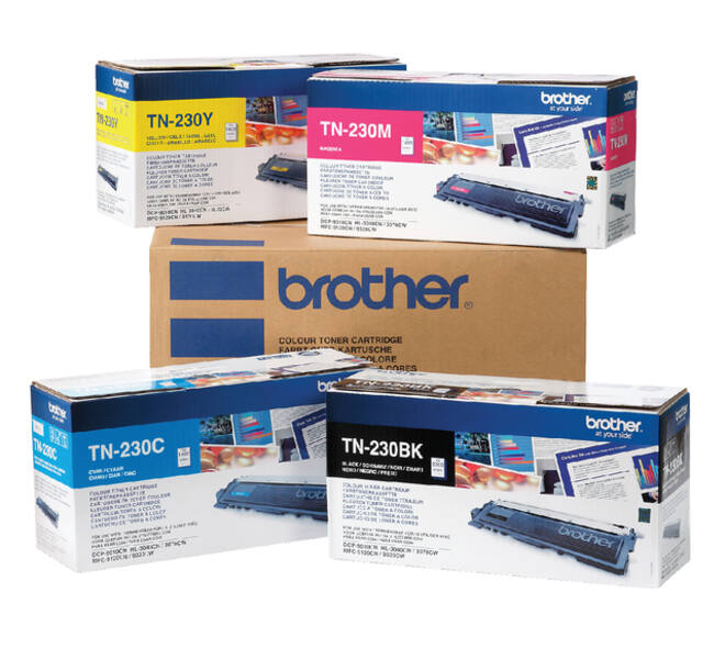 Toner Brother TN-230Y geel