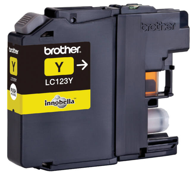 Inktcartridge Brother LC-123Y geel