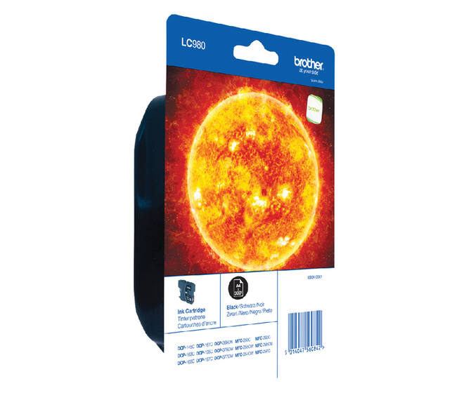 Inktcartridge Brother LC-980BKBP zwart