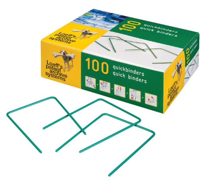 Bundelbeugel Loeff's 1215 Quickbinder 100mm groen 100 stuks