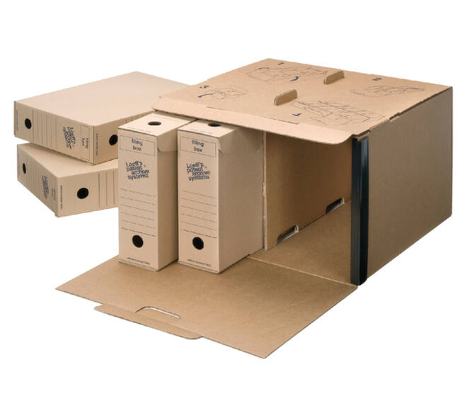Archiefdoos Loeff Filing Box 3003 folio 345x250x80mm karton