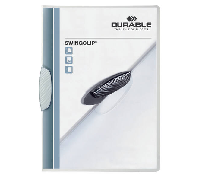 Klemmap Durable Swingclip 30 vellen wit