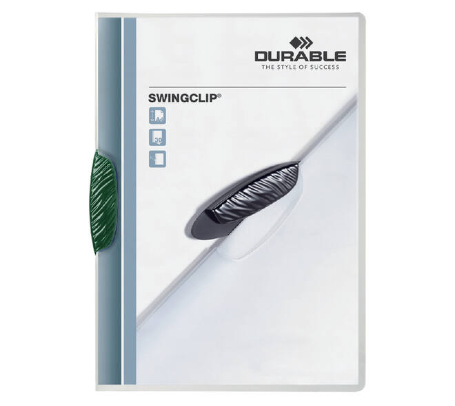 Klemmap Durable Swingclip 30 vellen groen