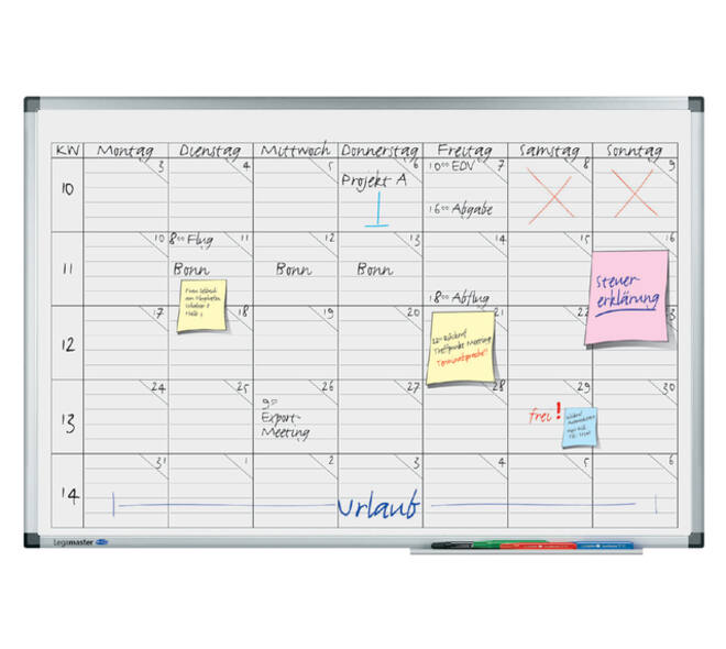 Planbord Legamaster premium projectplanner 60x90cm