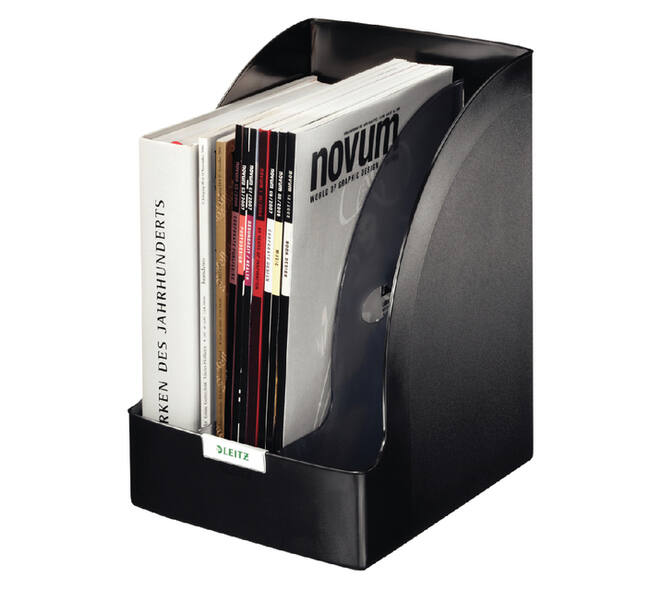 Tijdschriftcassette Leitz Plus jumbo zwart