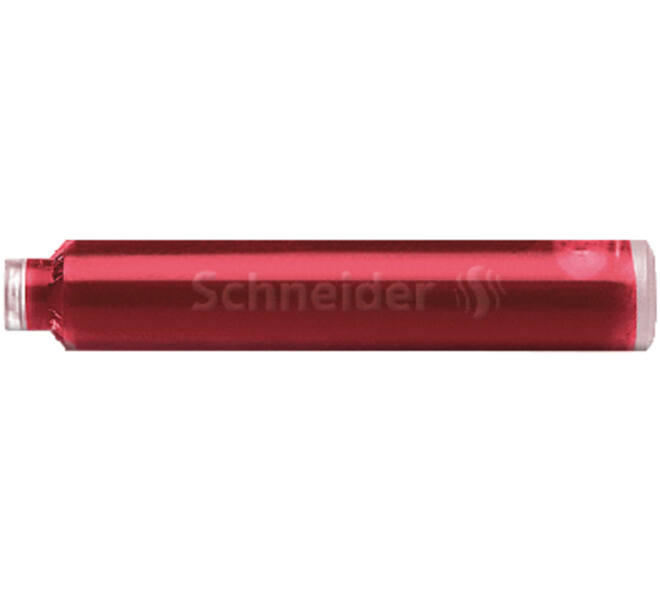 Inktpatroon Schneider din rood doos à 6 stuks