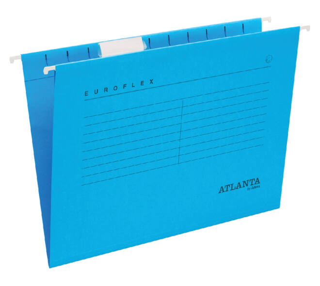 Hangmap Djois Euroflex recycled A4 V-bodem blauw 25 stuks