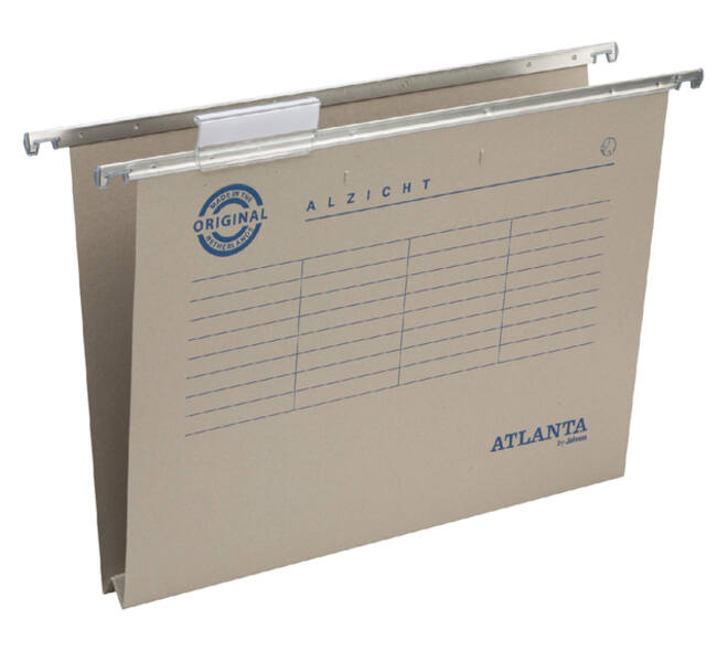 Hangmap Djois Alzicht A4 frontaal recycled U-bodem 30mm grijs