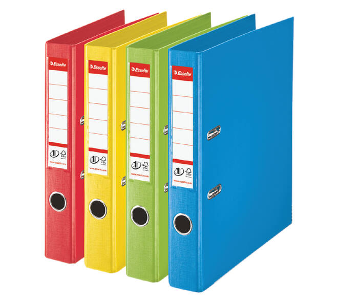 Ordner Esselte No.1 Power VIVIDA 50mm 30% gerecycled PP folie rood
