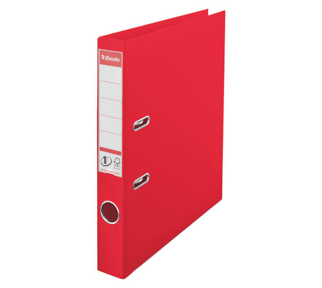 Ordner Esselte No.1 Power VIVIDA 50mm 30% gerecycled PP folie rood