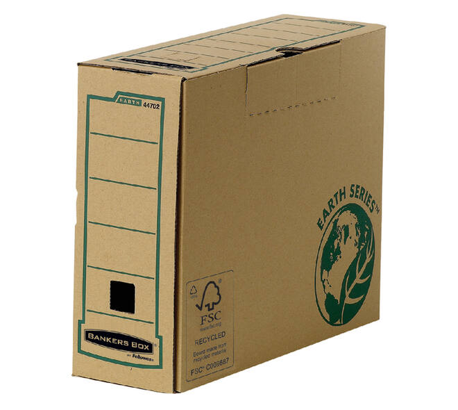Archiefdoos Bankers Box Earth A4  transfer 100mm bruin