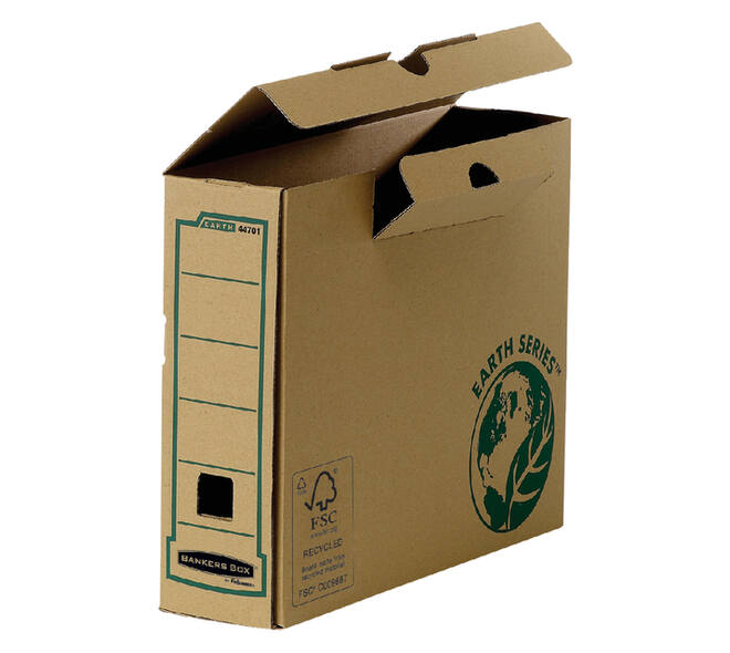 Archiefdoos Bankers Box Earth A4 transfer 80mm bruin