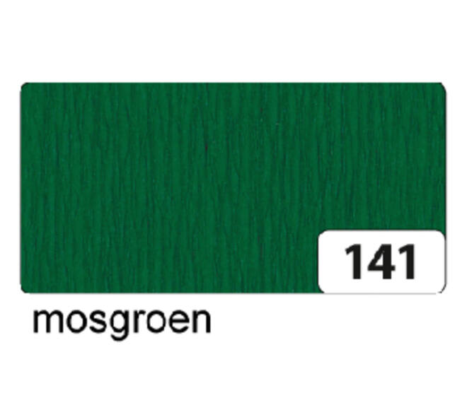 Crêpepapier Folia 50x250cm 10vel 141 mosgroen