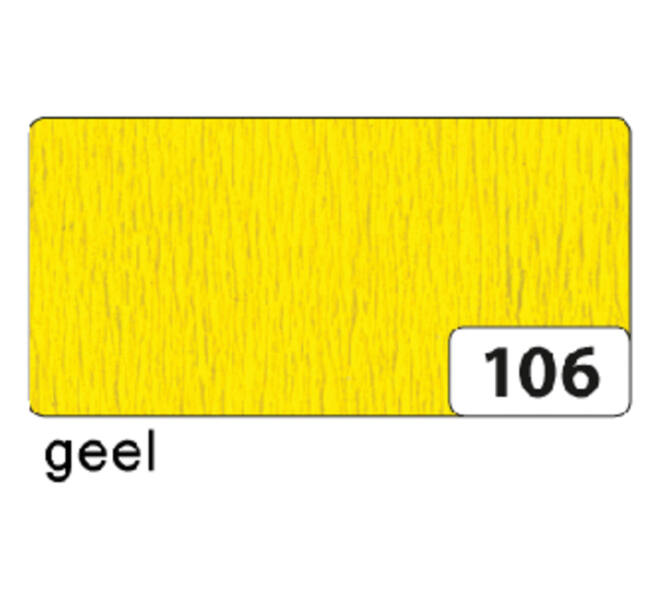 Crêpepapier Folia 50x250cm 10vel 106 geel