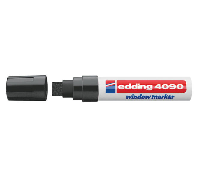 Krijtstift edding 4090 window schuin 4-15mmzwart bister à 1 stuk