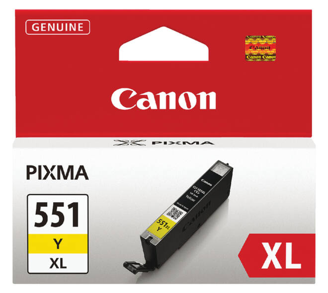 Inktcartridge Canon CLI-551XL geel