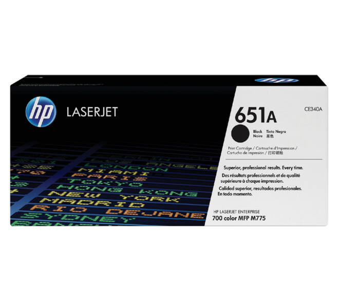 Tonercartridge HP CE340A 651A zwart