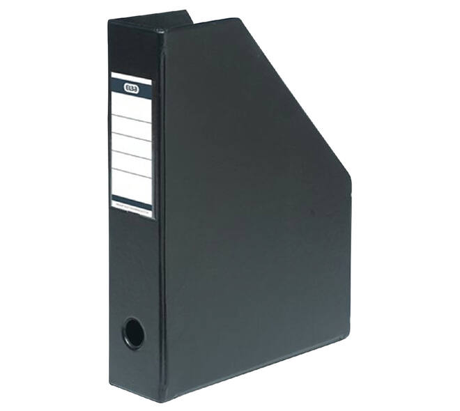 Tijdschriftcassette Elba A4 zwart