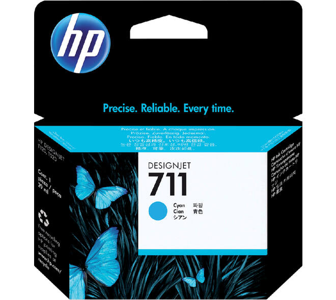 Inktcartridge HP CZ130A 711 blauw