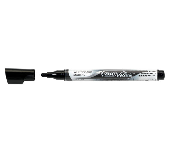 Whiteboardmarker Bic Velleda liquid rond medium zwart