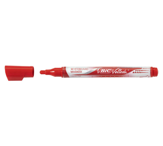 Whiteboardmarker Bic Velleda liquid rond medium rood