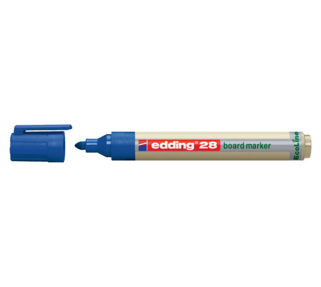 Whiteboardmarker edding 28 EcoLine rond 1.5-3mm blauw