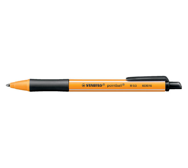 Balpen STABILO pointball 6030/46 medium zwart