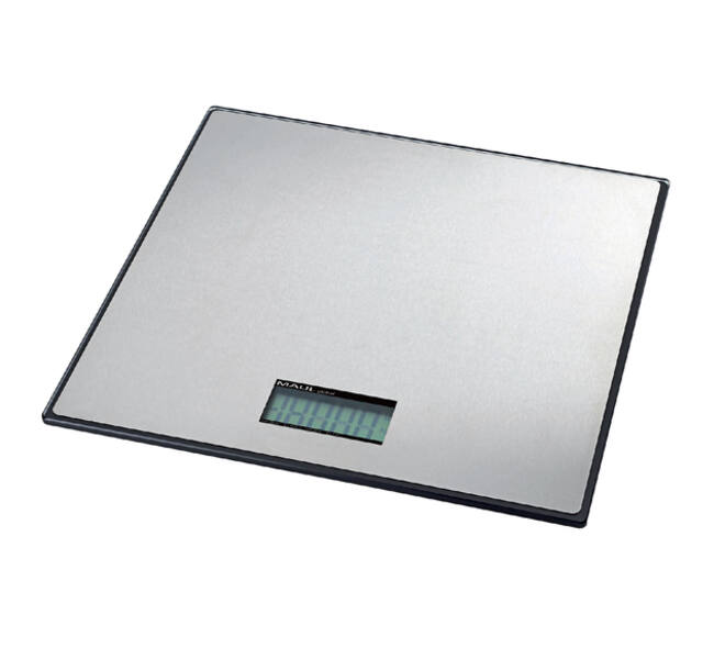 Pakketweger MAUL Global 50kg metalen plateau 32x32cm inclusief batterij zwart