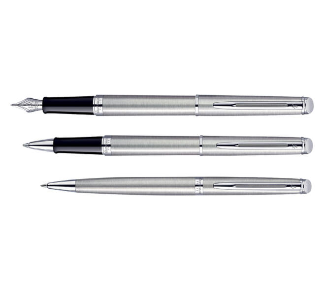 Vulpen Waterman Hémisphère stainless steel CT medium