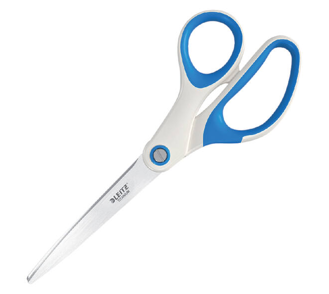 Schaar Leitz WOW 205mm titanium blauw