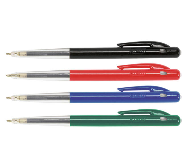 Balpen Bic M10 medium zwart