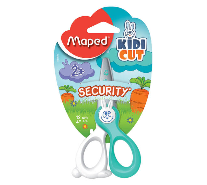 Kinderschaar Maped KidiCut 12cm assorti