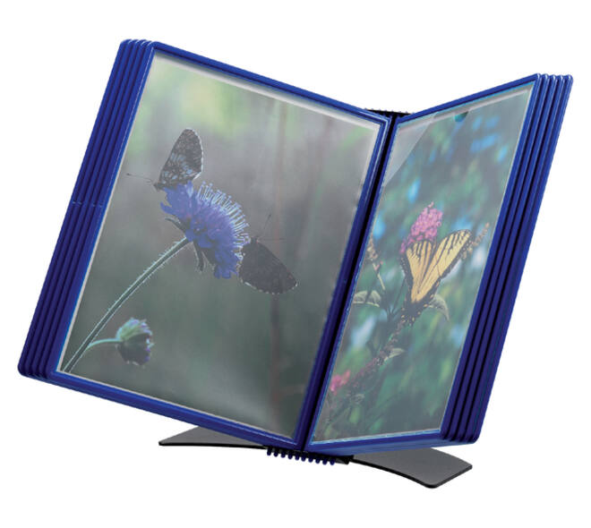 Bureaustandaard Djois Flex-O-Frame Premium A4 10-tassen blauw